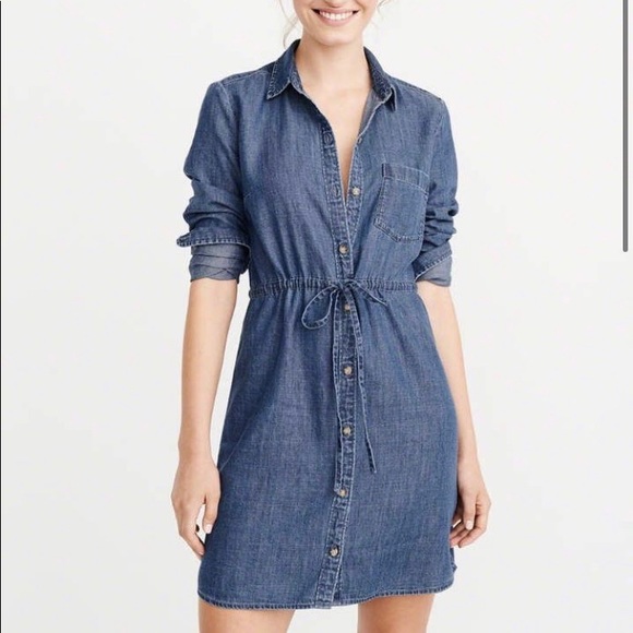 abercrombie denim dress